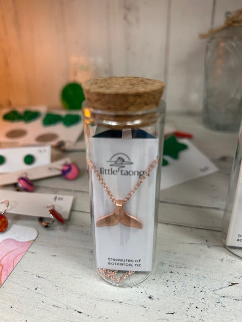 Little Taonga - Whale Fluke - Rose Gold